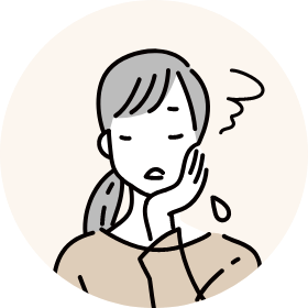 疲れた女性イラスト